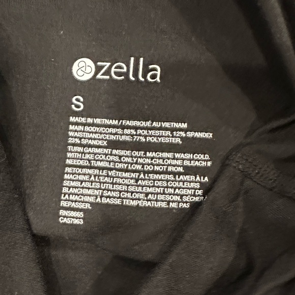 Zella Live In Maternity Black Leggings - 3 pairs - Size Small - Picture 4 of 4